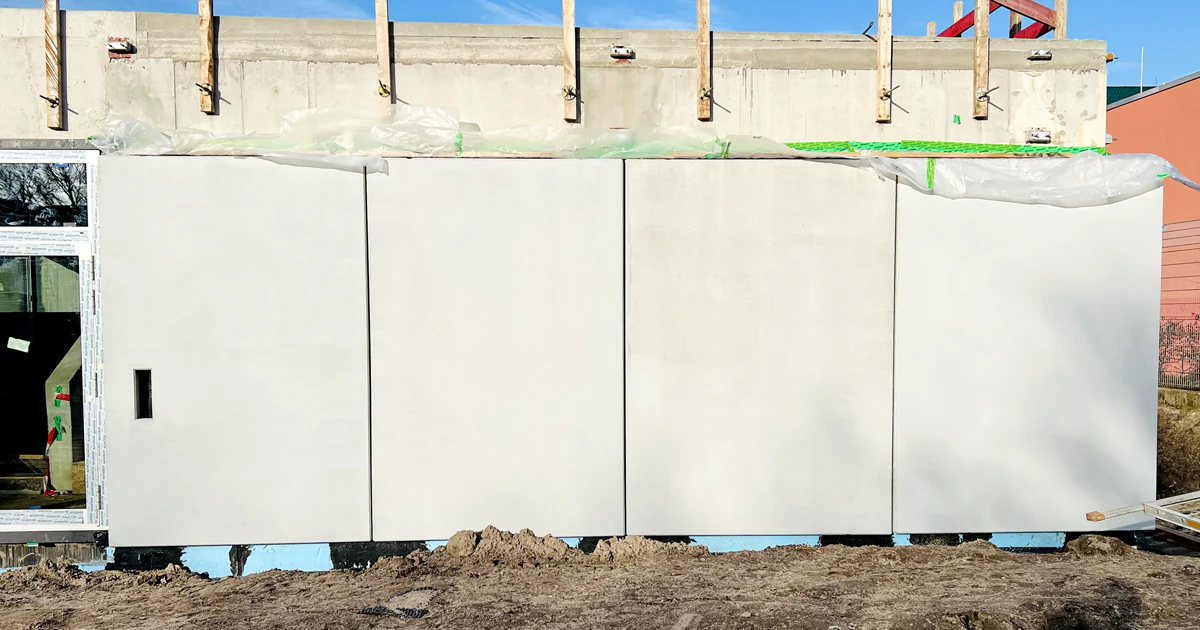 Sichtbeton Farbanpassung