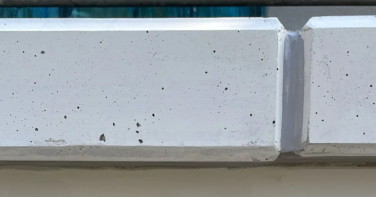 Betonschäden im Sichtbeton ausbessern